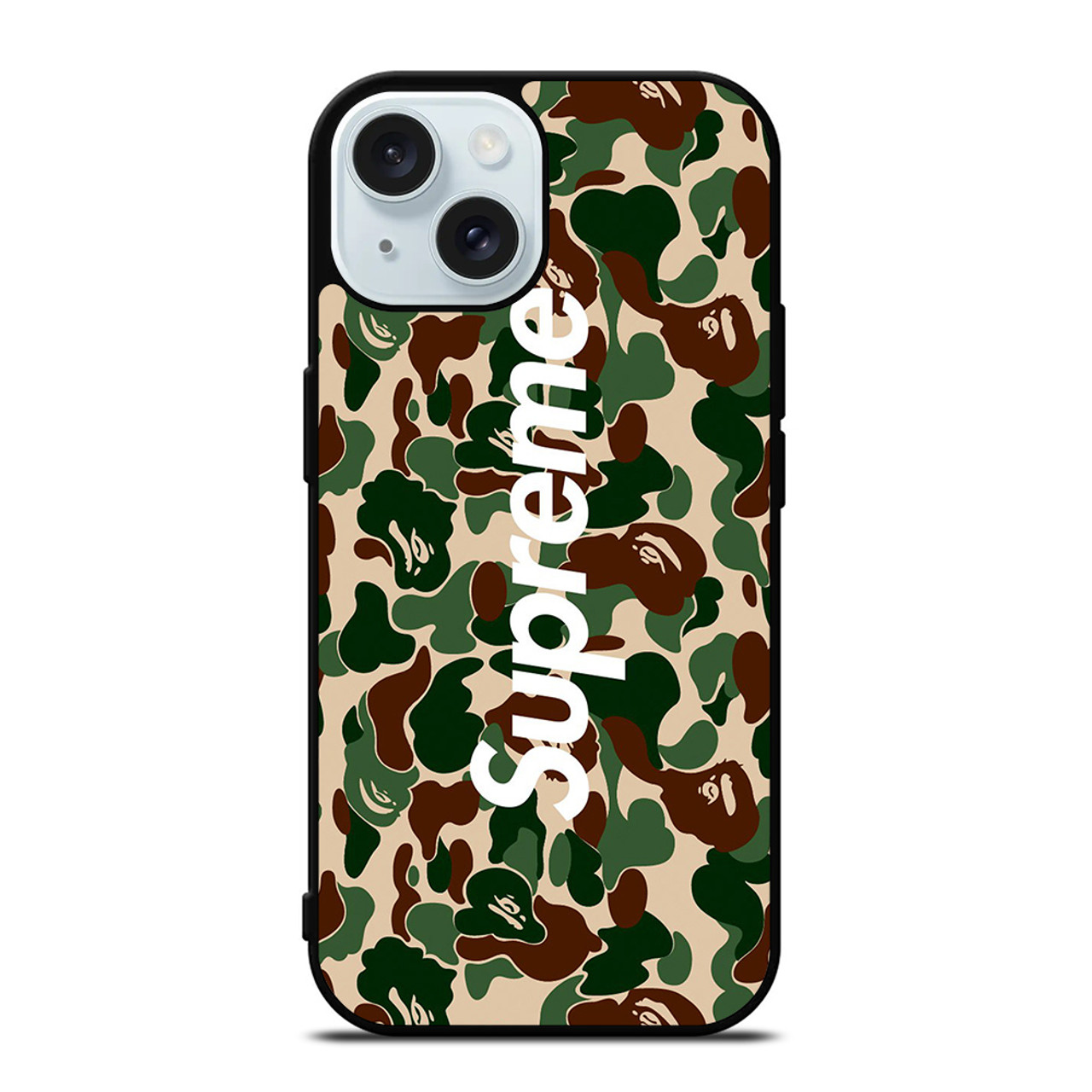 BAPE CAMO SUPREME iPhone 15 Case